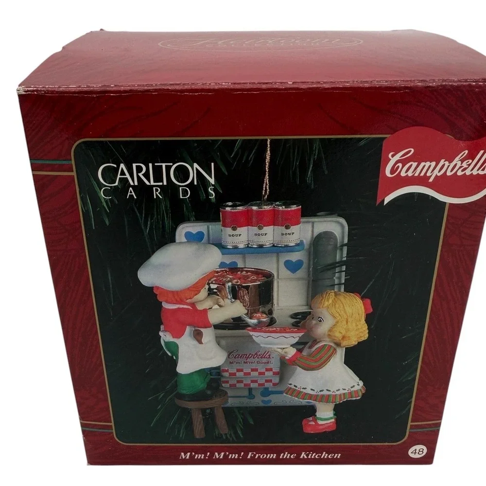 Carlton Cards‎ Heirloom Campbell's Kids M'm M'm From the Kitchen Ornament 1998
